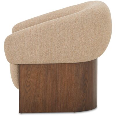 Otto Accent Chair Flecked Tan FO-1031-40 FO 1031 40 Otto side left shadsilo