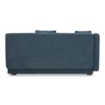 Fraser Left Arm Facing Sofa Deep Blue FO-1033-19 FO 1033 19 Fraser back shadsilo