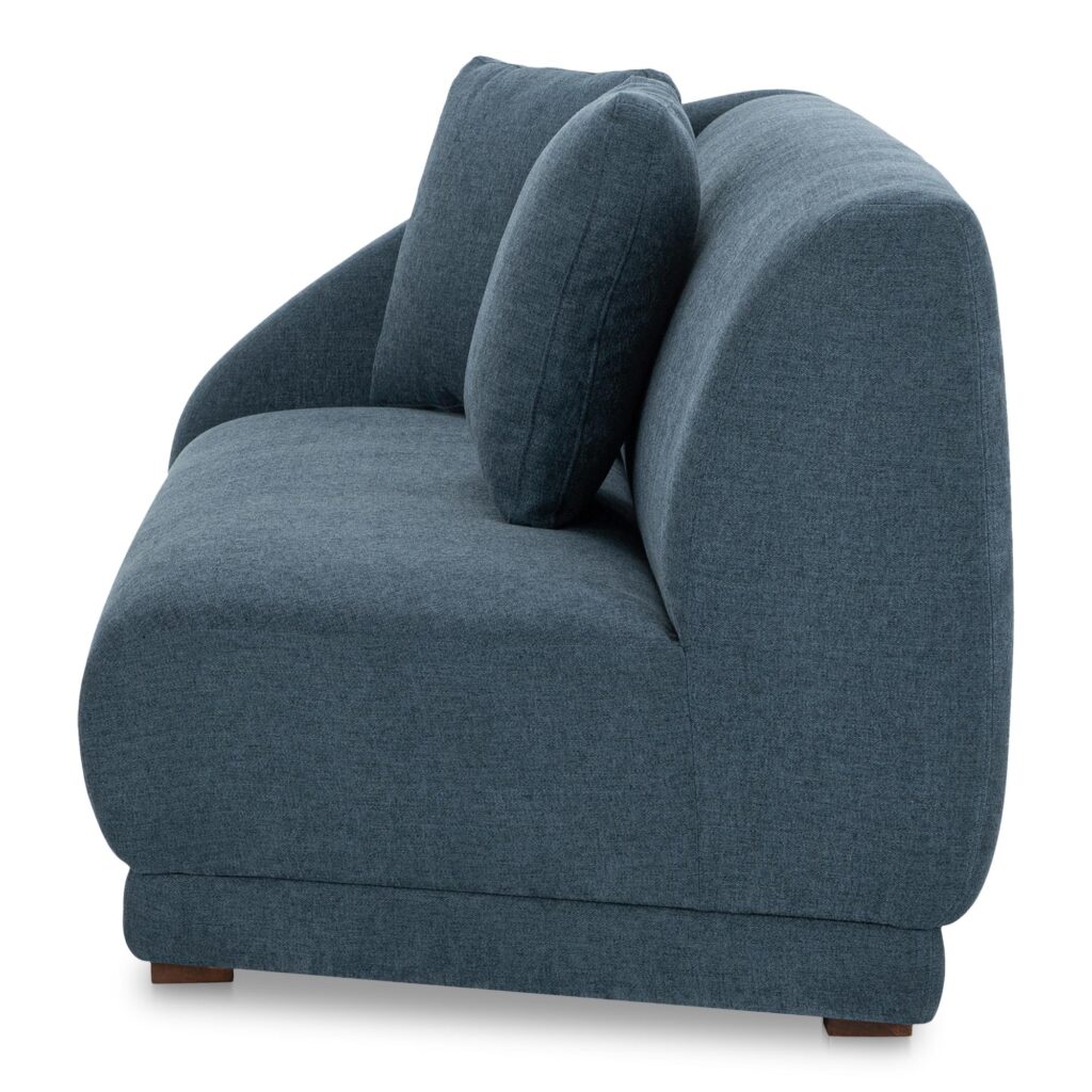 Fraser Left Arm Facing Sofa Deep Blue - Image 3