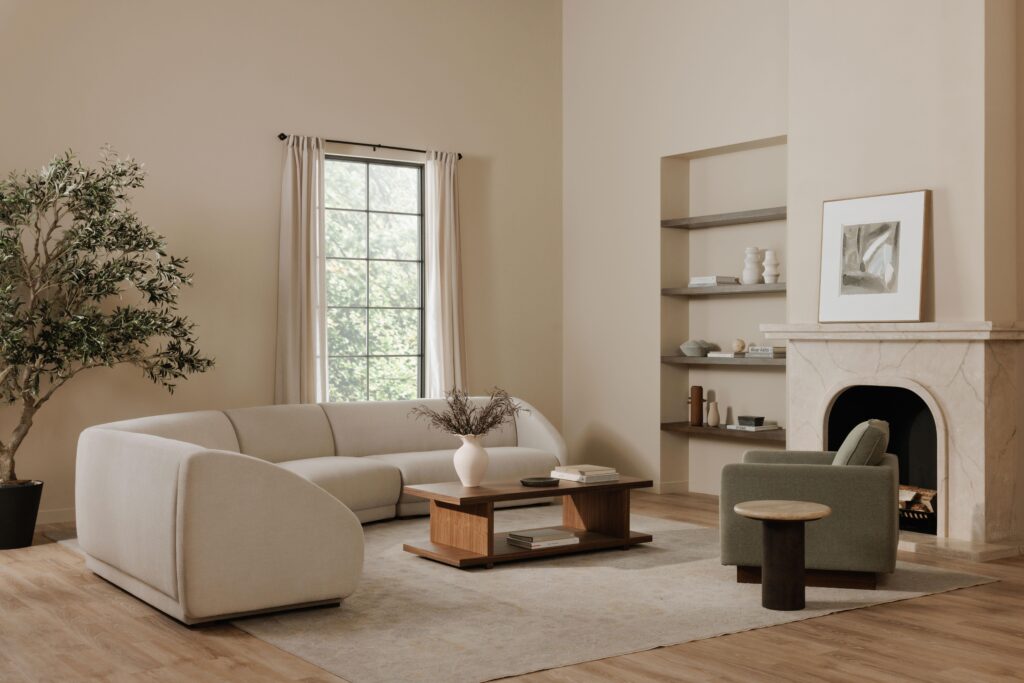Fraser Right Arm Facing Sofa Off White - Image 8