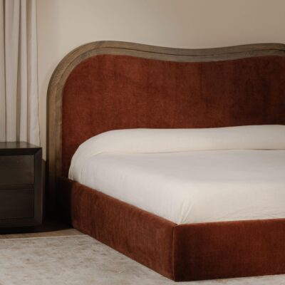Camilla Queen Bed Chestnut 14 Camilla Queen Bed Chestnut FO-1037-03-0 FO 1037 03 0 10