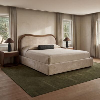 Camilla Queen Bed Oat 4 Camilla Queen Bed Oat FO-1037-05-0 FO 1037 05 0 10