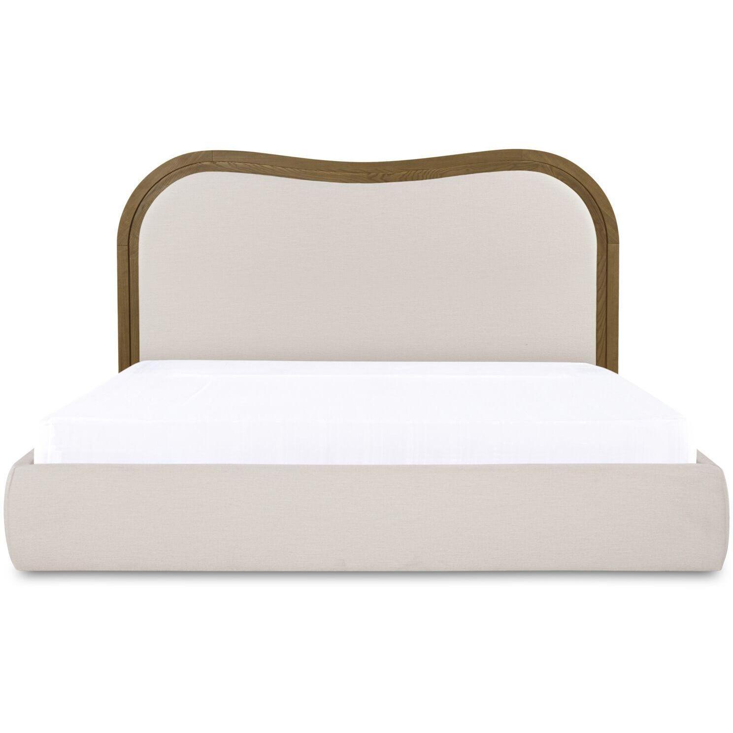 Camilla Queen Bed Oat 1 Camilla Queen Bed Oat