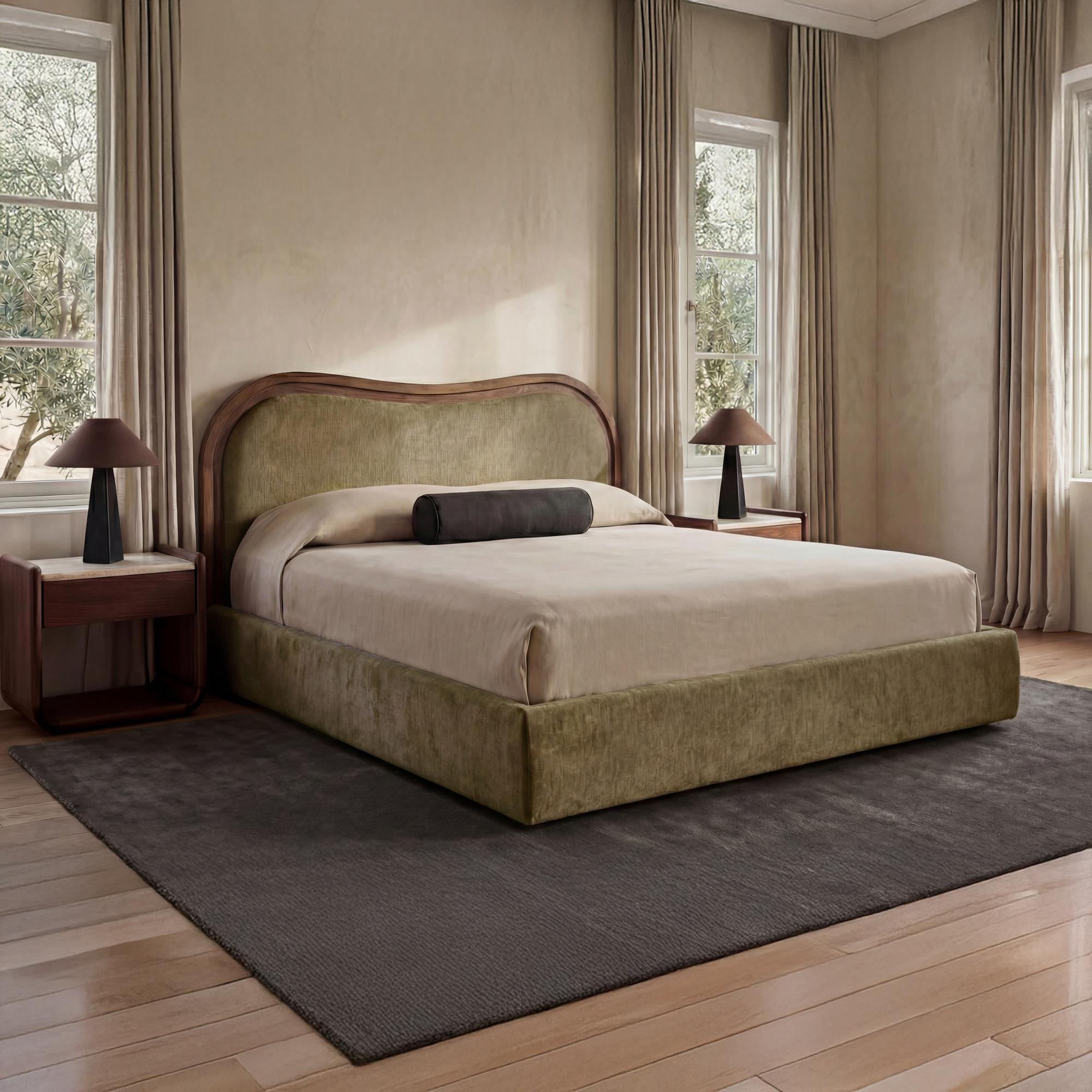 Camilla Queen Bed Green 2 Camilla Queen Bed Green - Image 2