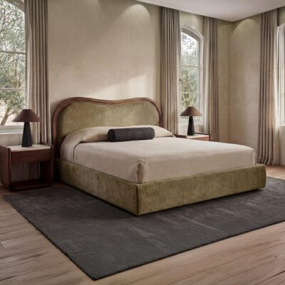 Camilla King Bed Green 4 Camilla King Bed Green FO-1038-16-0 FO 1038 16 0 10