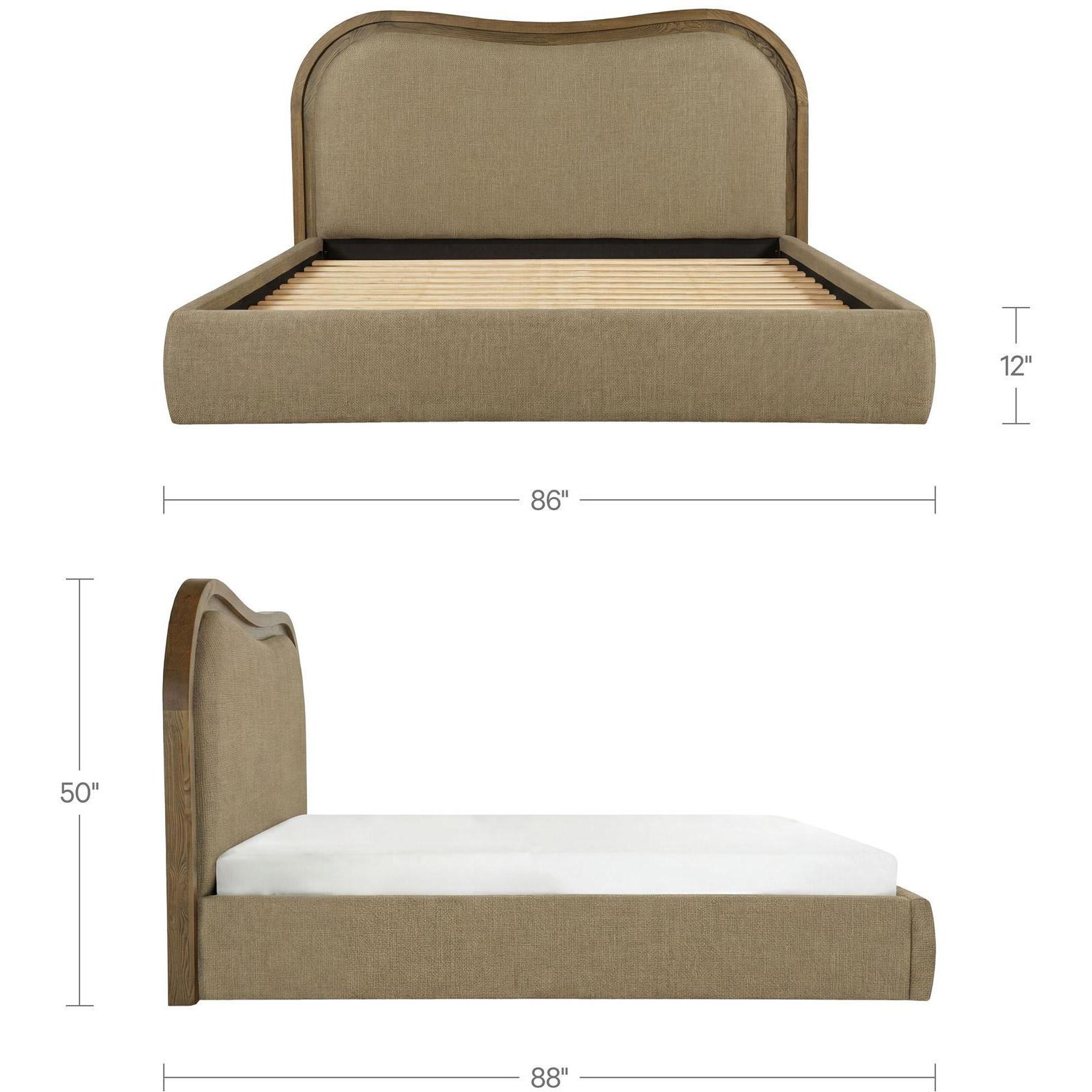 Camilla King Bed Green 3 Camilla King Bed Green - Image 3