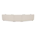 Fraser 3 Piece Modular Sectional with Slipper White FO-1041-05 FO 1041 05 Fraser back shadsilo