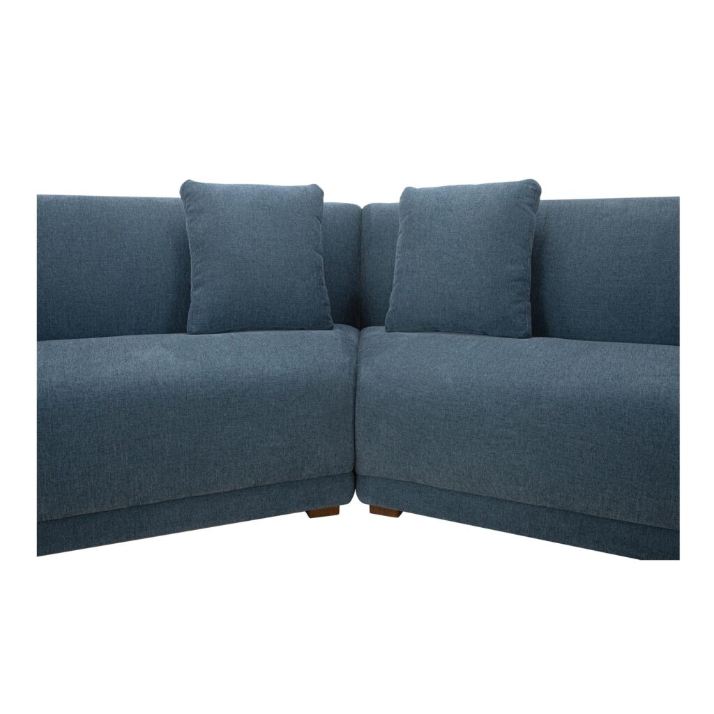 Fraser 4 Piece Modular Sectional Deep Blue - Image 4