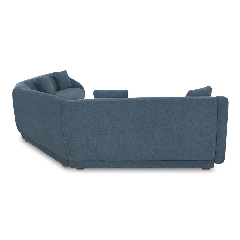 Fraser 4 Piece Modular Sectional Deep Blue - Image 2