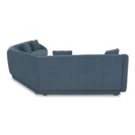 Fraser 4 Piece Modular Sectional Deep Blue FO-1043-19 FO 1043 19 Fraser diagL back shadsilo