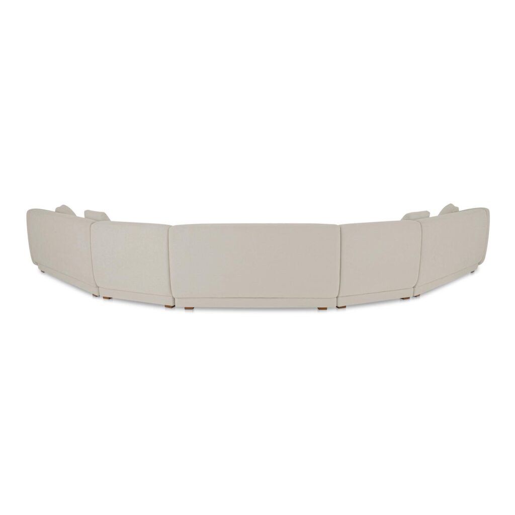 Fraser 5 Piece Modular Sectional White - Image 3