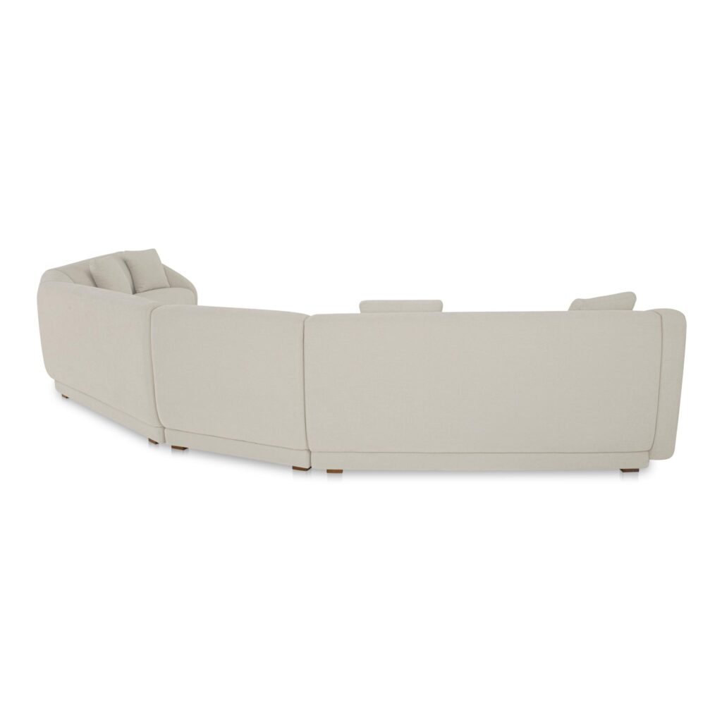 Fraser 5 Piece Modular Sectional White - Image 2