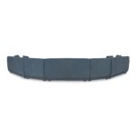 Fraser 5 Piece Modular Sectional Deep Blue FO-1044-19 FO 1044 19 Fraser back shadsilo