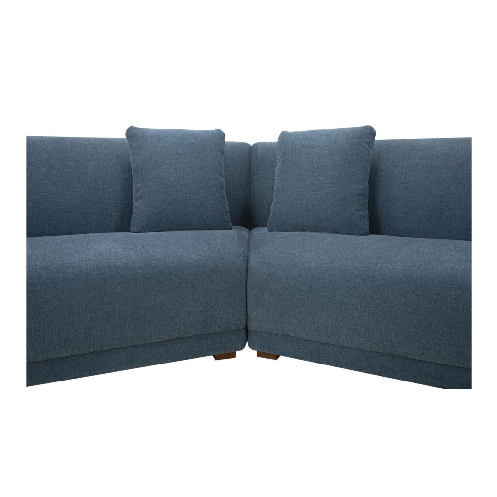 Fraser 5 Piece Modular Sectional Deep Blue - Image 4
