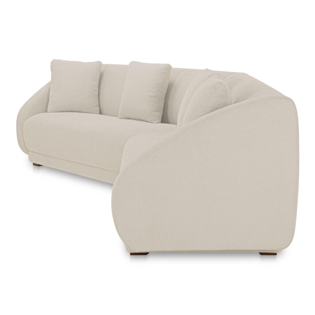 Fraser 2 Piece Modular Sofa White - Image 3