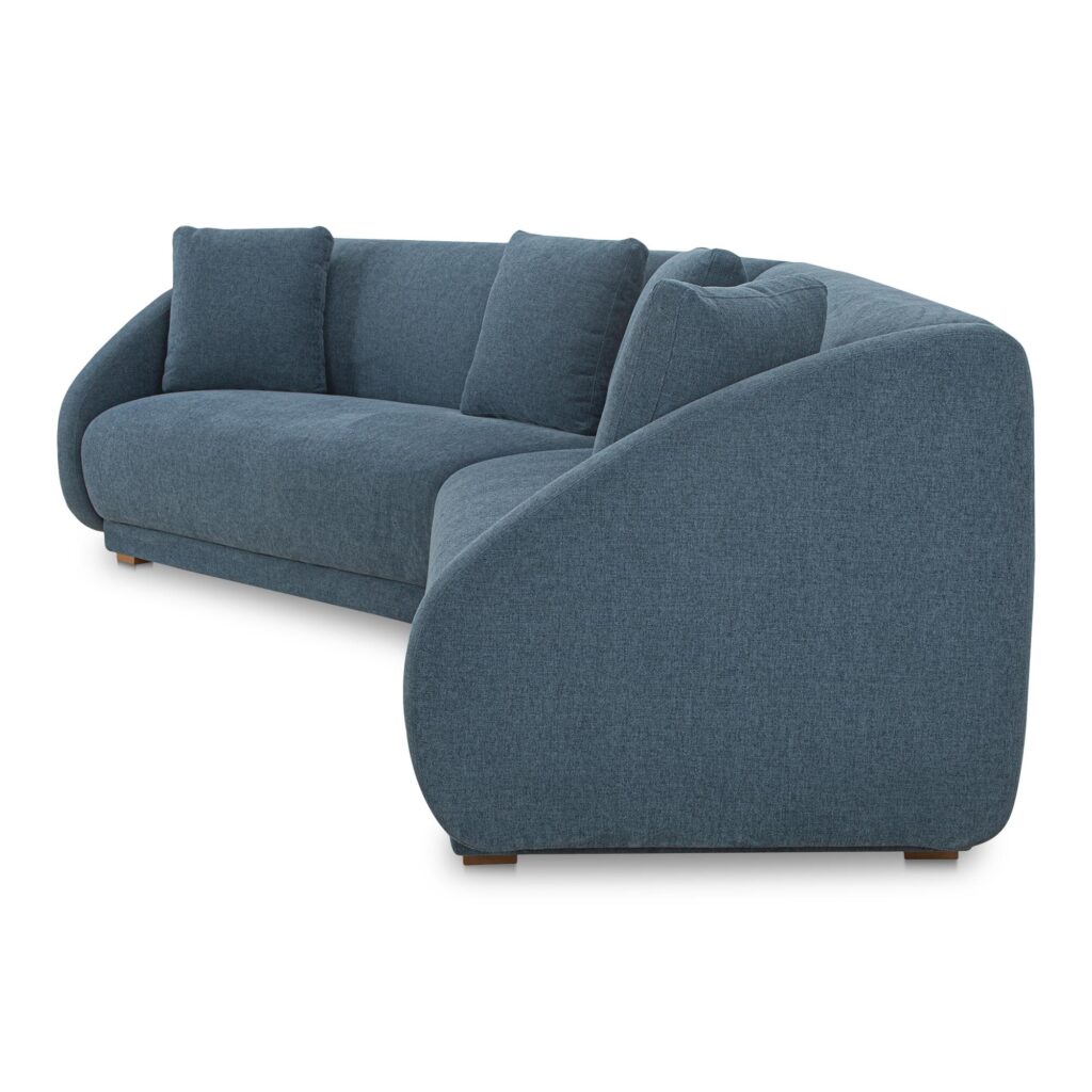 Fraser 2 Piece Modular Sofa Deep Blue - Image 3