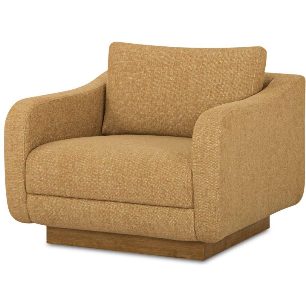 Keane Lounge Chair Ochre - Image 2
