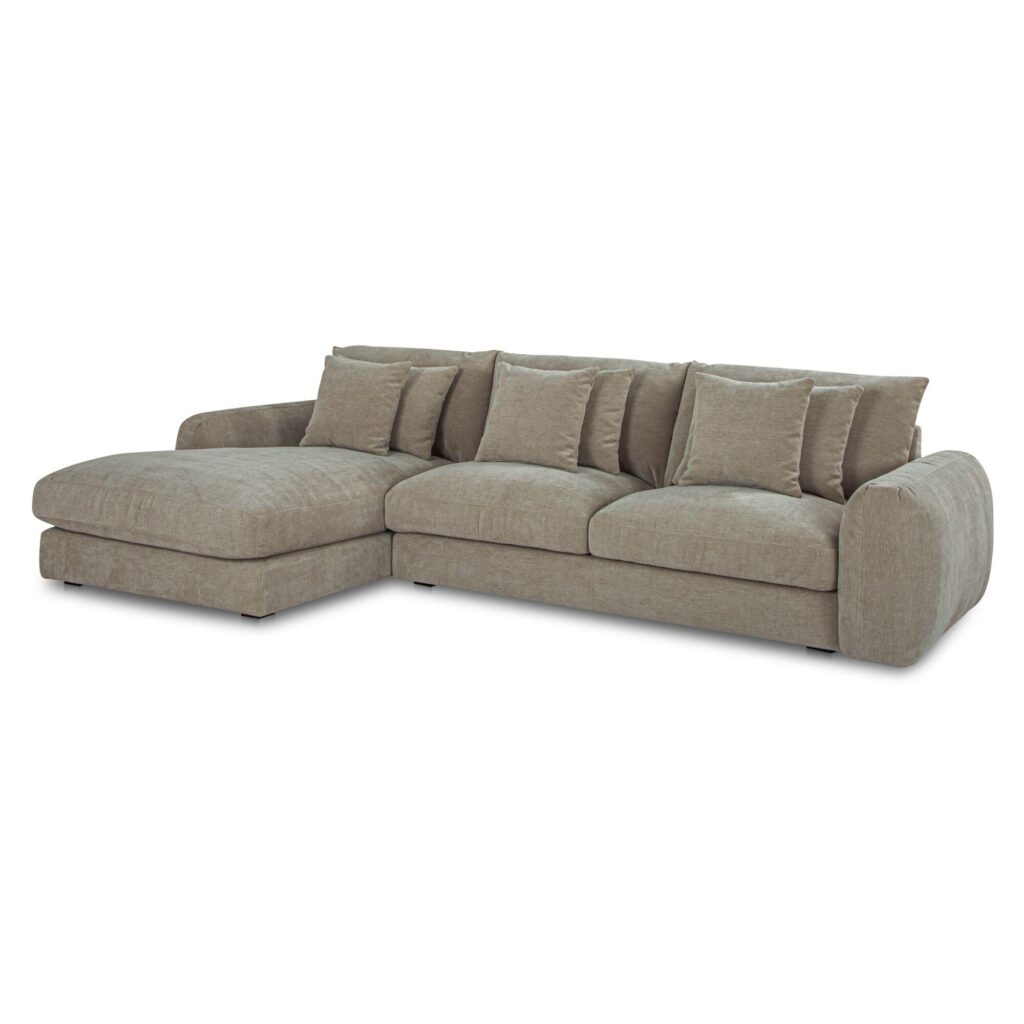 Berga Sectional Left Pebble - Image 2