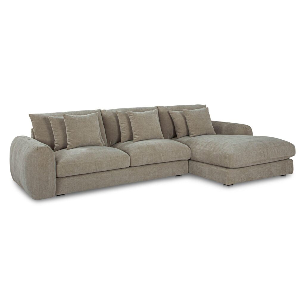 Berga Sectional Right Pebble - Image 2