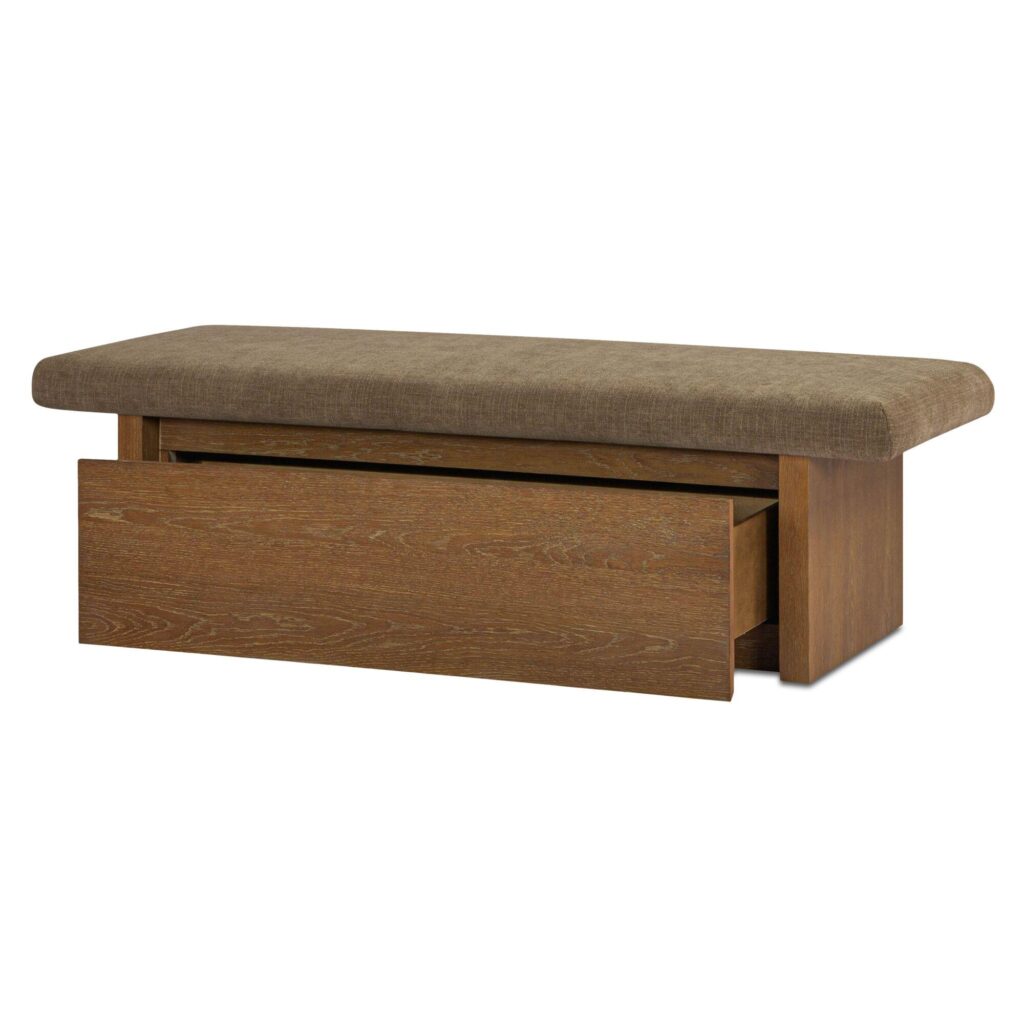 Gemma Storage Bench Taupe FO-1050-39 - Image 2