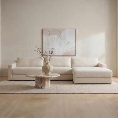 Farrow Sectional Flecked Oat Right FO-1058-05-R-0 FO 1058 05 R 0 00