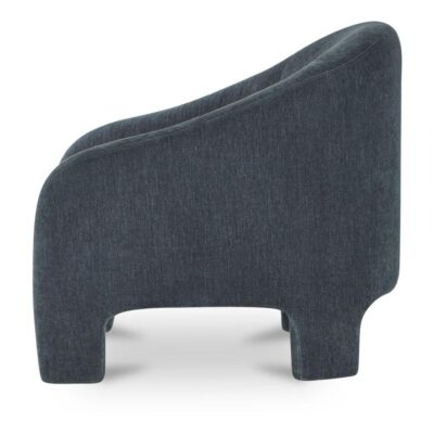 Tuva Accent Chair Slate Blue FO-1059-19 FO 1059 19 Tuva side left shadsilo