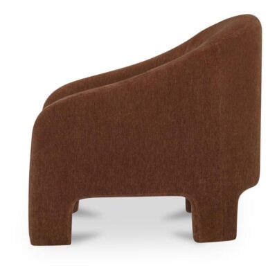 Tuva Accent Chair Toffee FO-1059-23 FO 1059 23 Tuva side left shadsilo
