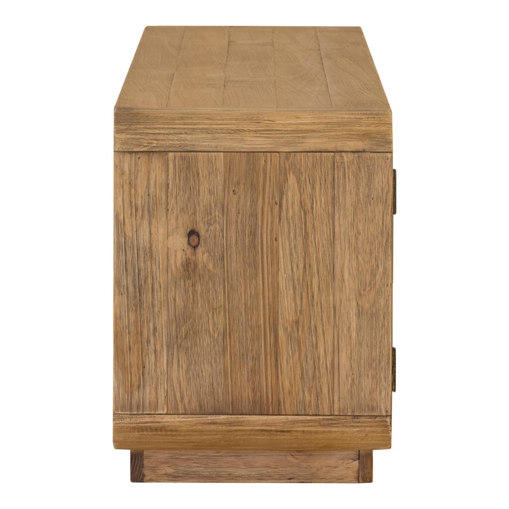 Monterey Media Cabinet Rustic Blonde - Image 4