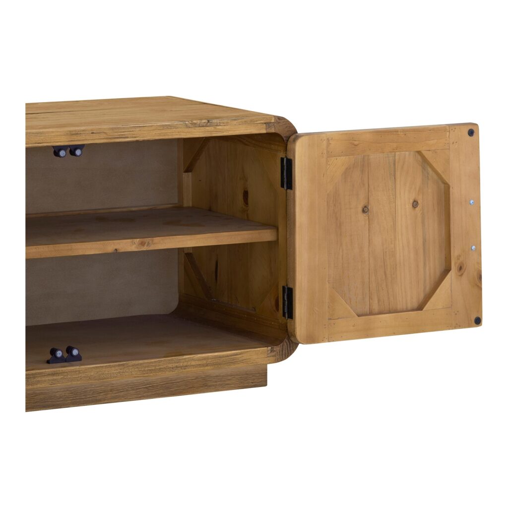 Monterey Media Cabinet Rustic Blonde - Image 7
