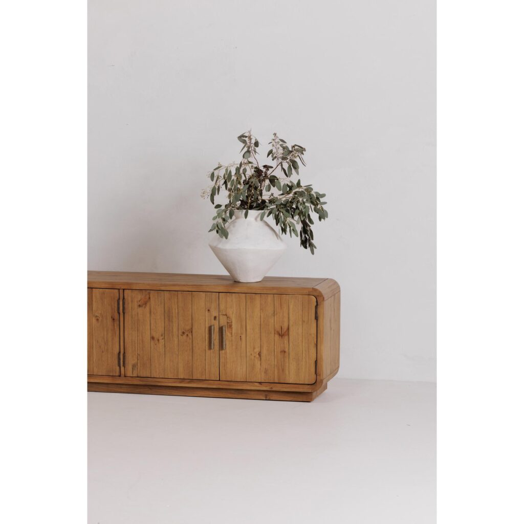 Monterey Media Cabinet Rustic Blonde - Image 9
