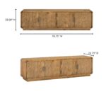 Monterey Media Cabinet Rustic Blonde FR-1027-21 FR 1027 21 70