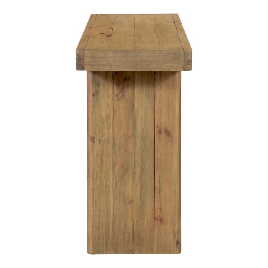 Monterey Console Table Rustic Blonde - Image 4