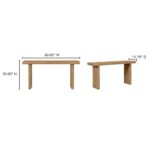 Monterey Console Table Rustic Blonde FR-1037-21 FR 1037 21 70