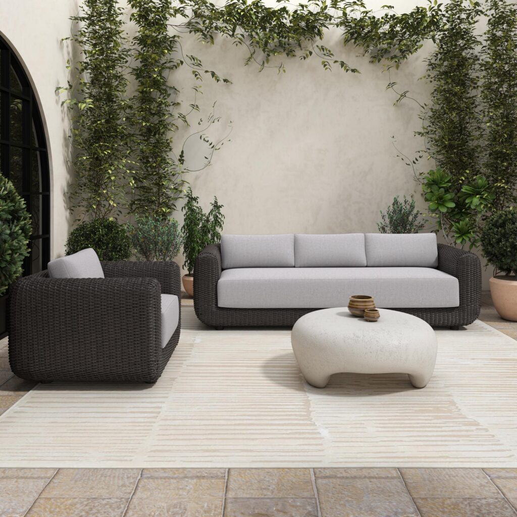 Soma Outdoor Accent Chair Dark Brown - Image 7