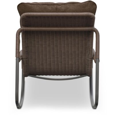 Lyra Outdoor Rocking Chair Brown GE-1002-03 GE 1002 03 Lyra back shadsilo