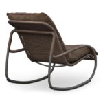 Lyra Outdoor Rocking Chair Brown GE-1002-03 GE 1002 03 Lyra diagR back shadsilo