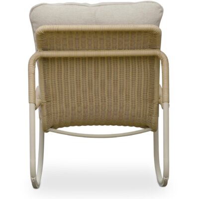 Lyra Outdoor Rocking Chair Beige GE-1002-34 GE 1002 34 Lyra back shadsilo