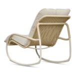 Lyra Outdoor Rocking Chair Beige GE-1002-34 GE 1002 34 Lyra diagR back shadsilo