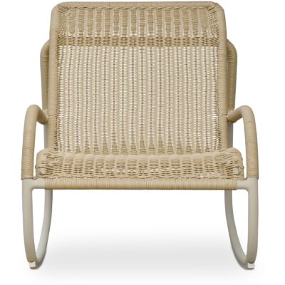 Lyra Outdoor Rocking Chair Beige GE-1002-34 GE 1002 34 Lyra front shadsilo