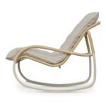 Lyra Outdoor Rocking Chair Beige GE-1002-34 GE 1002 34 Lyra side left shadsilo