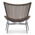 Paige Outdoor Accent Chair Brown GE-1003-03 GE 1003 03 Paige back shadsilo