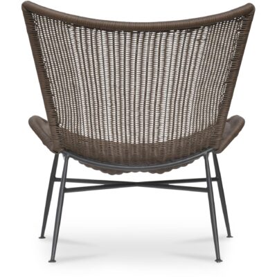 Paige Outdoor Accent Chair Brown GE-1003-03 GE 1003 03 Paige back shadsilo