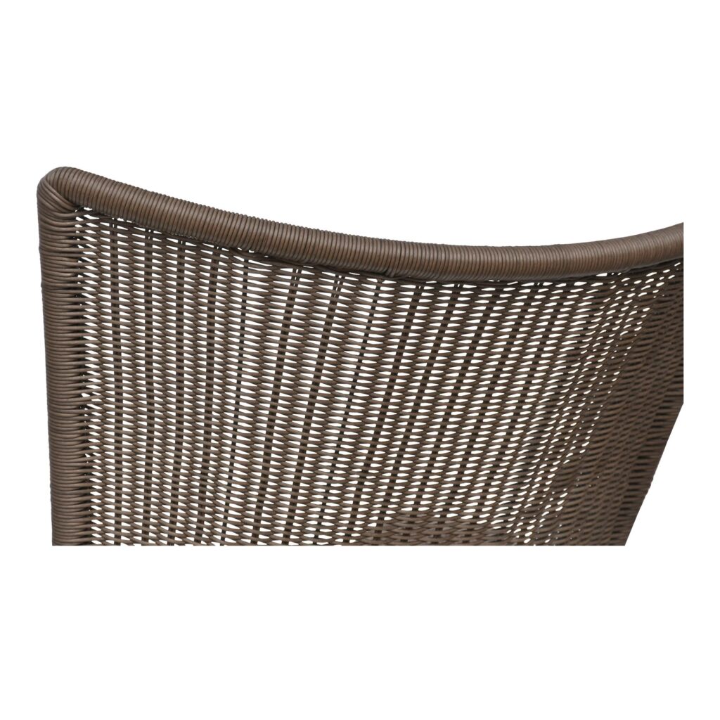 Paige Outdoor Accent Chair Brown - Image 5