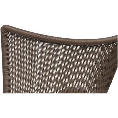 Paige Outdoor Accent Chair Brown GE-1003-03 GE 1003 03 Paige closeup02 shadsilo