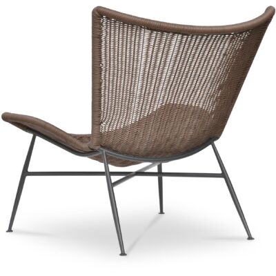 Paige Outdoor Accent Chair Brown GE-1003-03 GE 1003 03 Paige diagR back shadsilo