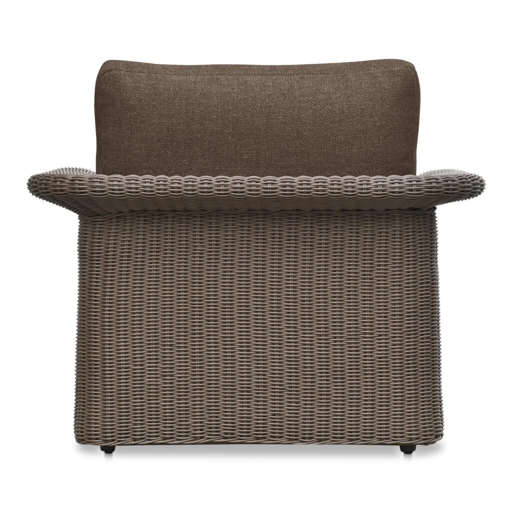 Meredith Outdoor Accent Chair Brown - Image 4