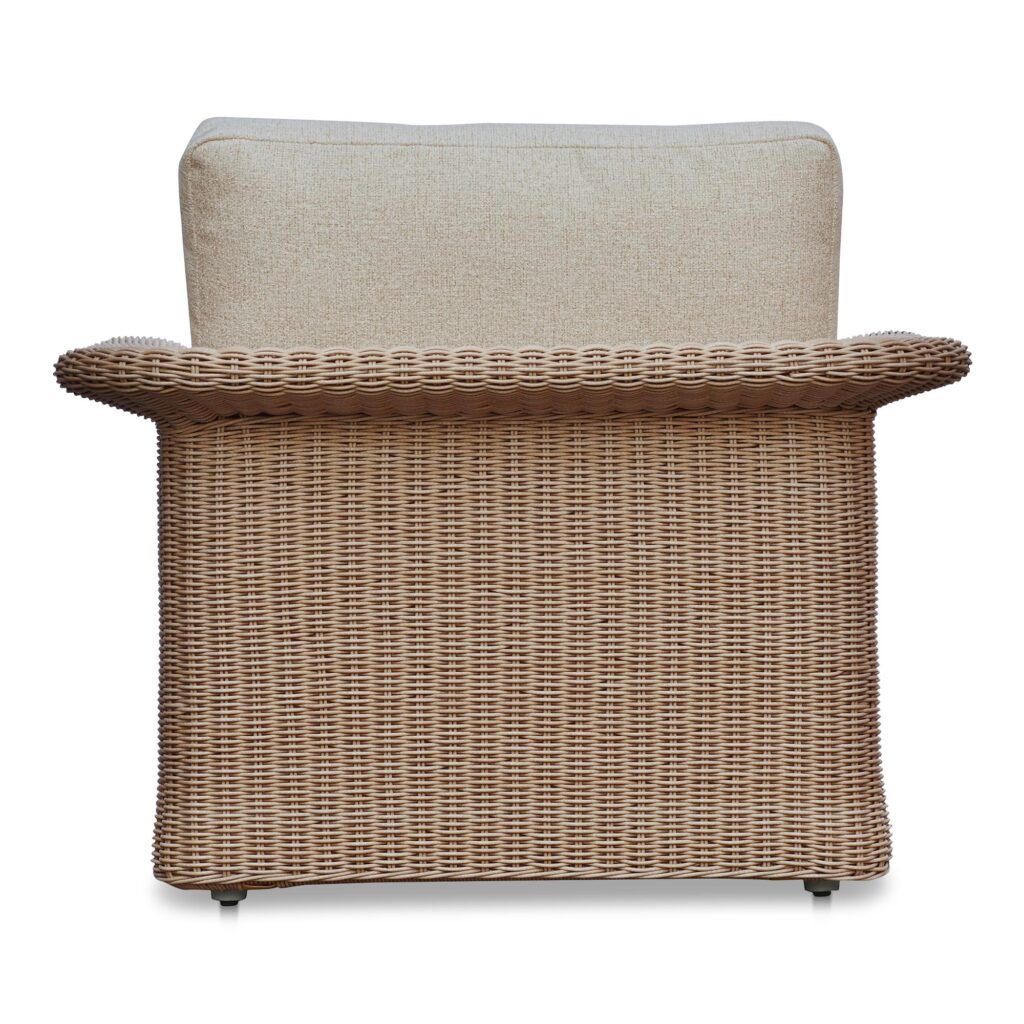Meredith Outdoor Accent Chair Beige - Image 4