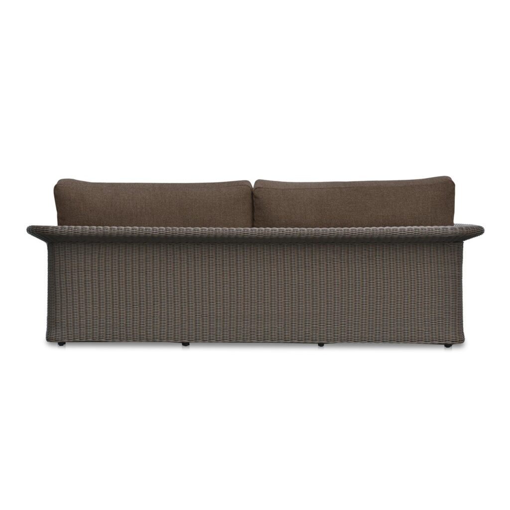 Meredith Outdoor Sofa Brown - Image 4