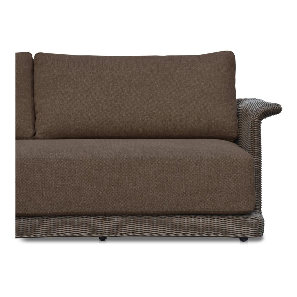 Meredith Outdoor Sofa Brown - Image 5
