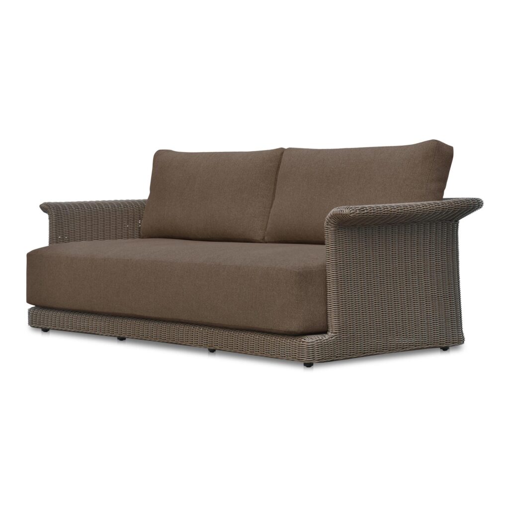 Meredith Outdoor Sofa Brown - Image 2